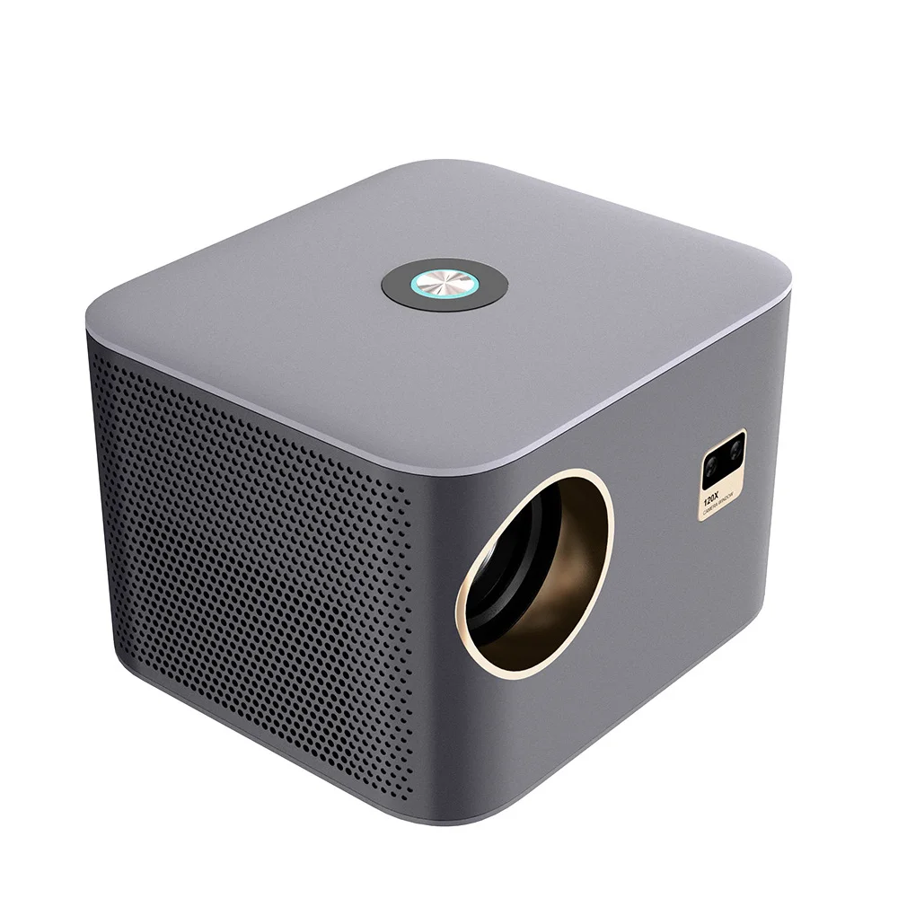 Современный 4 К проектор видео Android 11,0 5 г Wi-Fi 2 + 32 г RAM ROM 15000 люмен Full HD LCD домашний кинотеатр Мини проектор Portatil