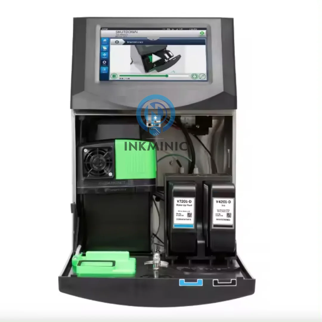 Continuous Small Character 1880HR  CIJ Inkjet Printer Expiry Date Bar Code 1240 1280 1880 Printing Machine