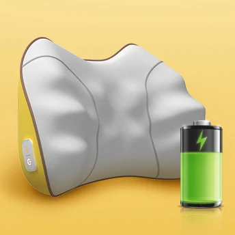 2022 Hot Selling Amazon Rechargeable The Curve Design 3D Kneading 8 Massage Head 3 Model Neck And Back Massager