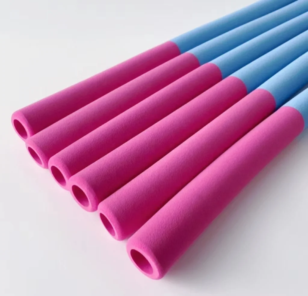 Custom high density Foamed Sponge Tube Sleeve Protective Hollow Rubber Polyethylene Eva Epe Foam Tubes