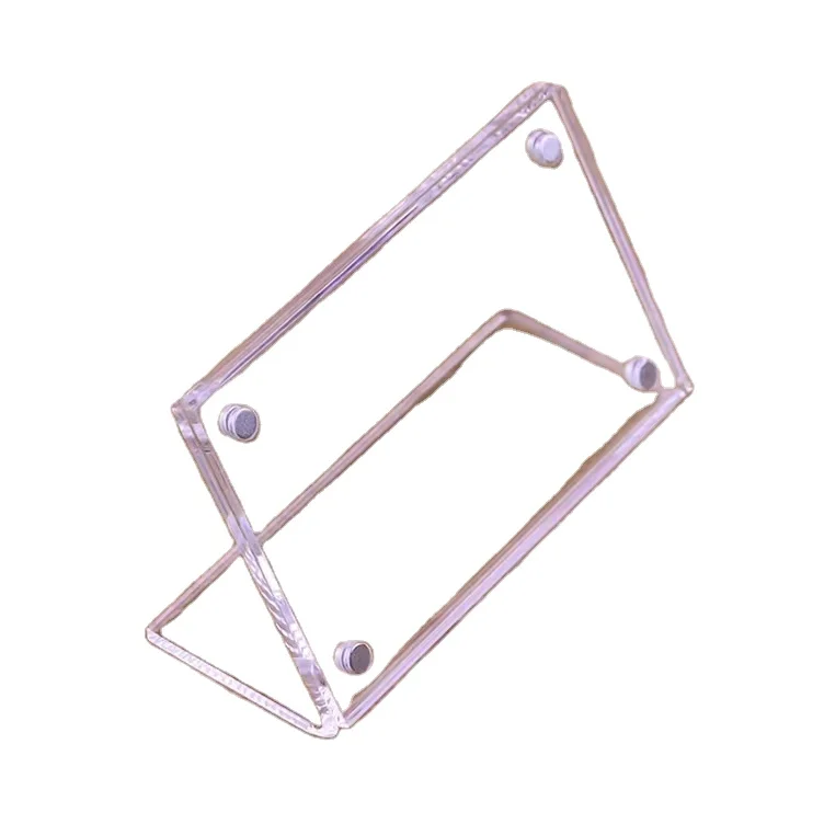 Wholesale Clear L-type Displays Table Cards clear acrylic products Desktop nameplate Table Card Acrylic Price Tag Holder