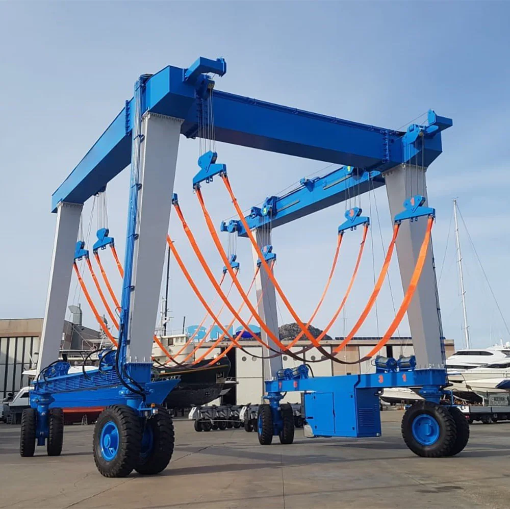 Custom Designed 200t Electric Marine Boat Lift Gantry Crane