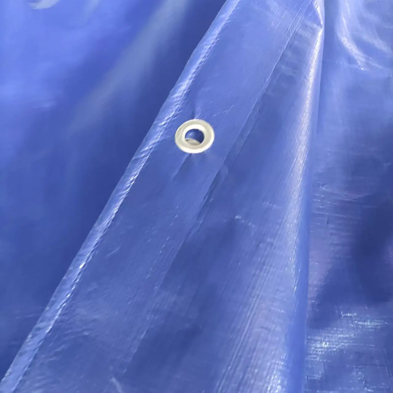 8x12m 180GSM Dark Blue Silver Tarpaulin PE Roof Tops Tents For Sale