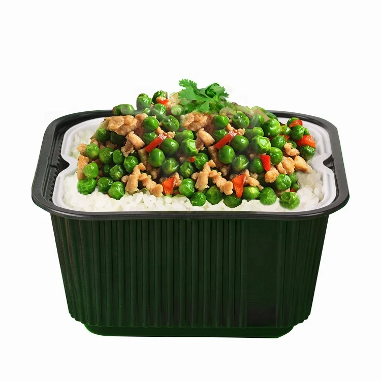 Wholesale Ready to Eat Precooked Food Self-heating Rice with Pea Minced