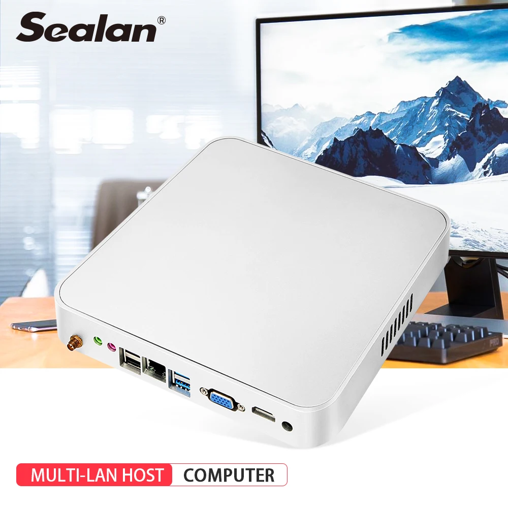 
SEALAN i3 i5 Mini PC 8gb ram 128gb ssd minipc industrial control machine Computer Laptop mini pc 