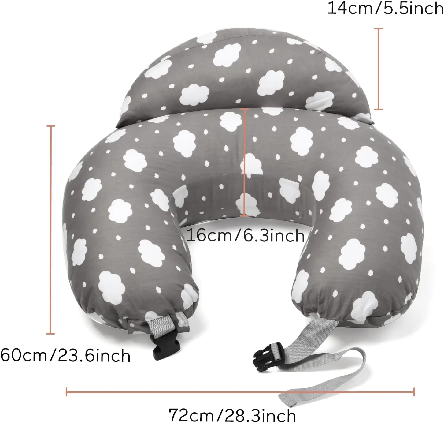 Factory Breast Feeding Pillow Baby Breastfeeding Nursing Pillow Baby Nursing Pillows for Breastfeeding Support with Waist Strap