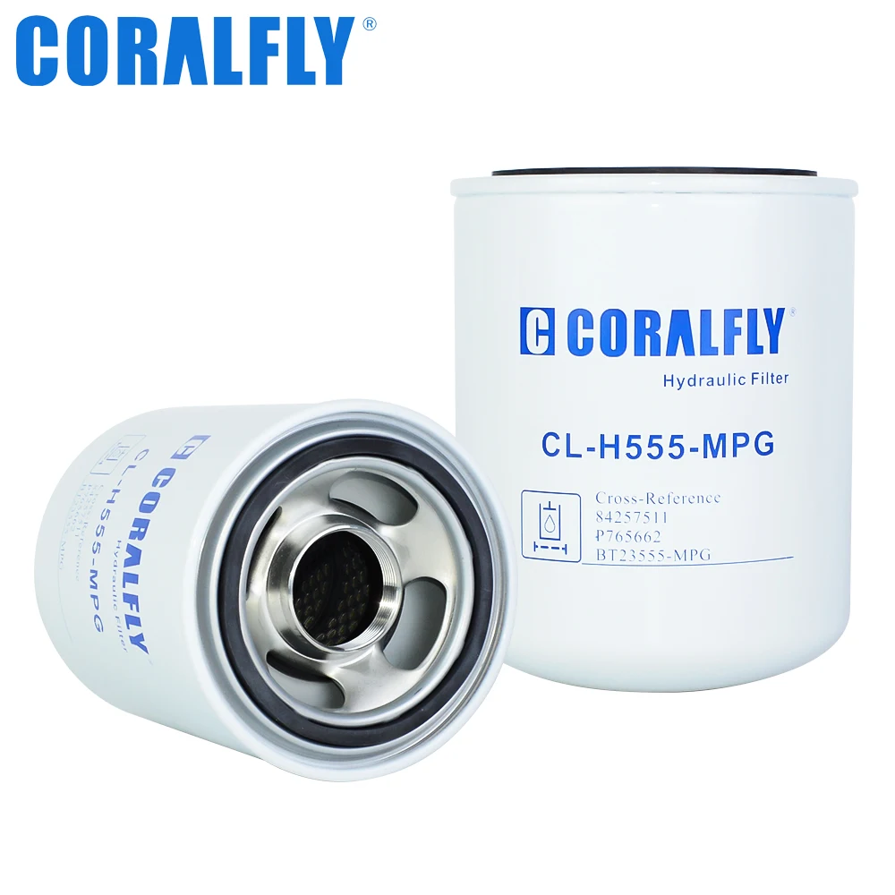 Фильтр гидравлический Coralfly BT23555-MPG экскаватора дизельный двигатель P765662 SH63736 W14005 57794 84257511