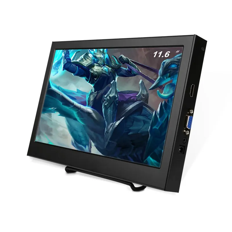 
12 inch mini LED backlight Portable VGA Monitor with VGA HD-MI input for Laptop Raspberry pi XBOX SWITCH 