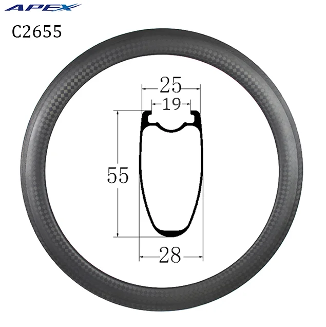 best popular good quality carbon bike rims 55 depth