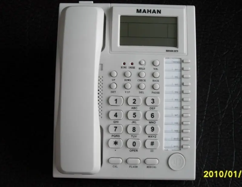 Factory hot wired office home multifunctional bring electric display landline telephone