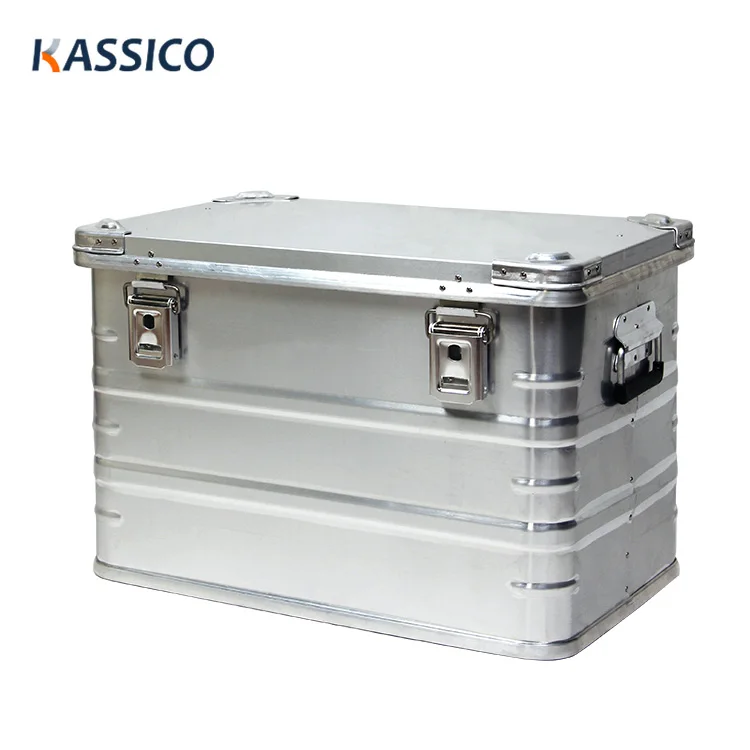 KASSICO Aluminum Storage Case Transport Box For First Responders, Clean Rooms, Hazardous Materials, Lithium Ion Batteries