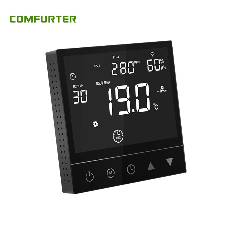 Comfurter 20A 5A Electric underfloor tuya programmable  digital home room wifi smart heating thermostat temperature controller
