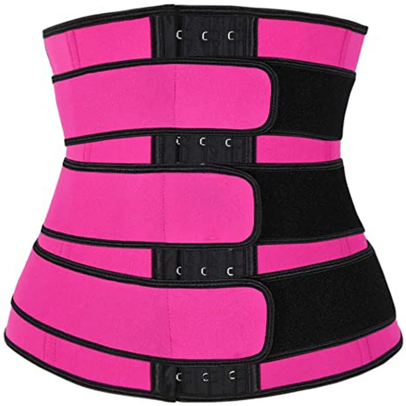 New high-quality three-panel reinforced sports tummy control neoprene waist trainer for enhanced sweat