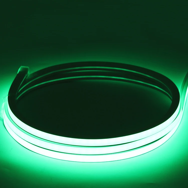 1010 вид сверху светящиеся неоновые полосы света 2835SMD 120LEDs12v 24v IP67 силиконовый Смарт цветная (RGB) светодиодная неоновая лампа под для использования в автомобиле
