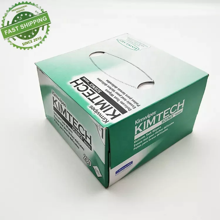 HGMed fast shipping KIMTECH Kimwipes Fiber cleaning paper pack kimperly wipes Optical fiber wiping paper