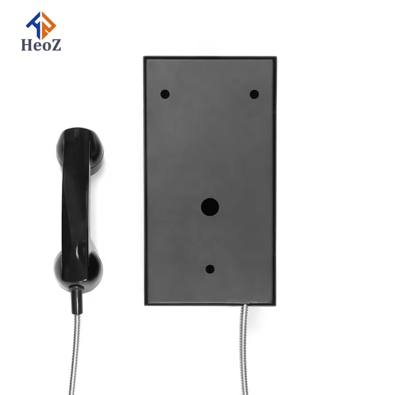Anti Vandal Telephone Wall Mounted Public Telephone OEM Prison Phone with LCD Screen