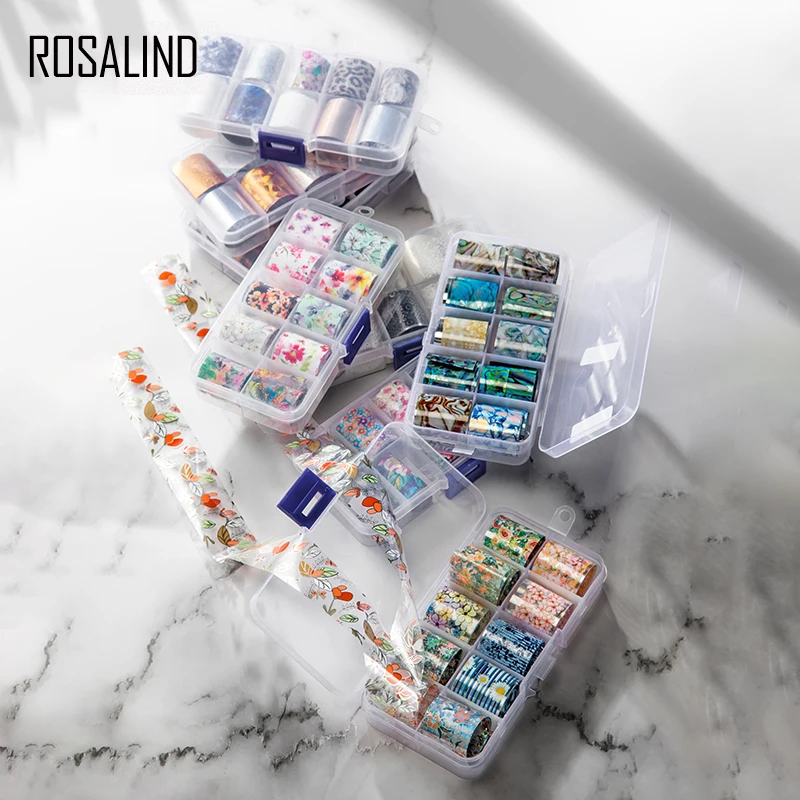  Товары для ногтей Rosalind фольга Переводные гелевые наклейки декоративные