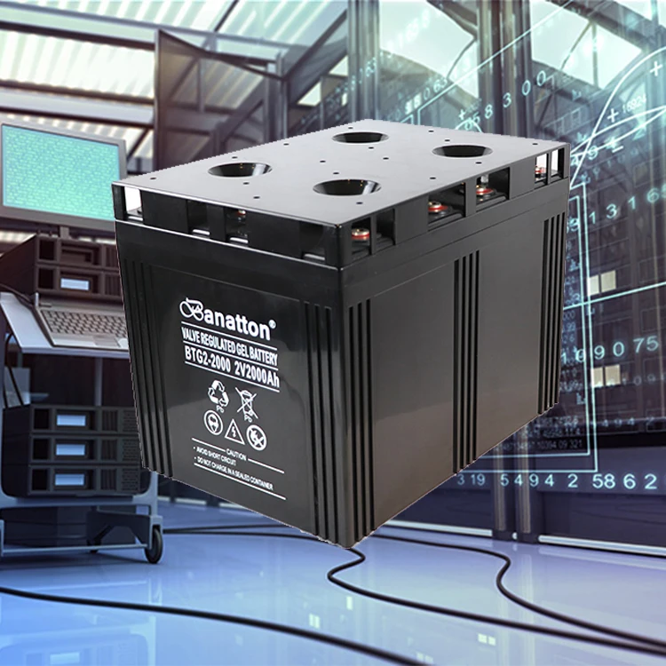 Banatton Baterias Solares 2V 2000Ah GEL Battery Bateria Accu Pil Batterie Solaire Solarbatterie Baterai Acid Lead Batteries
