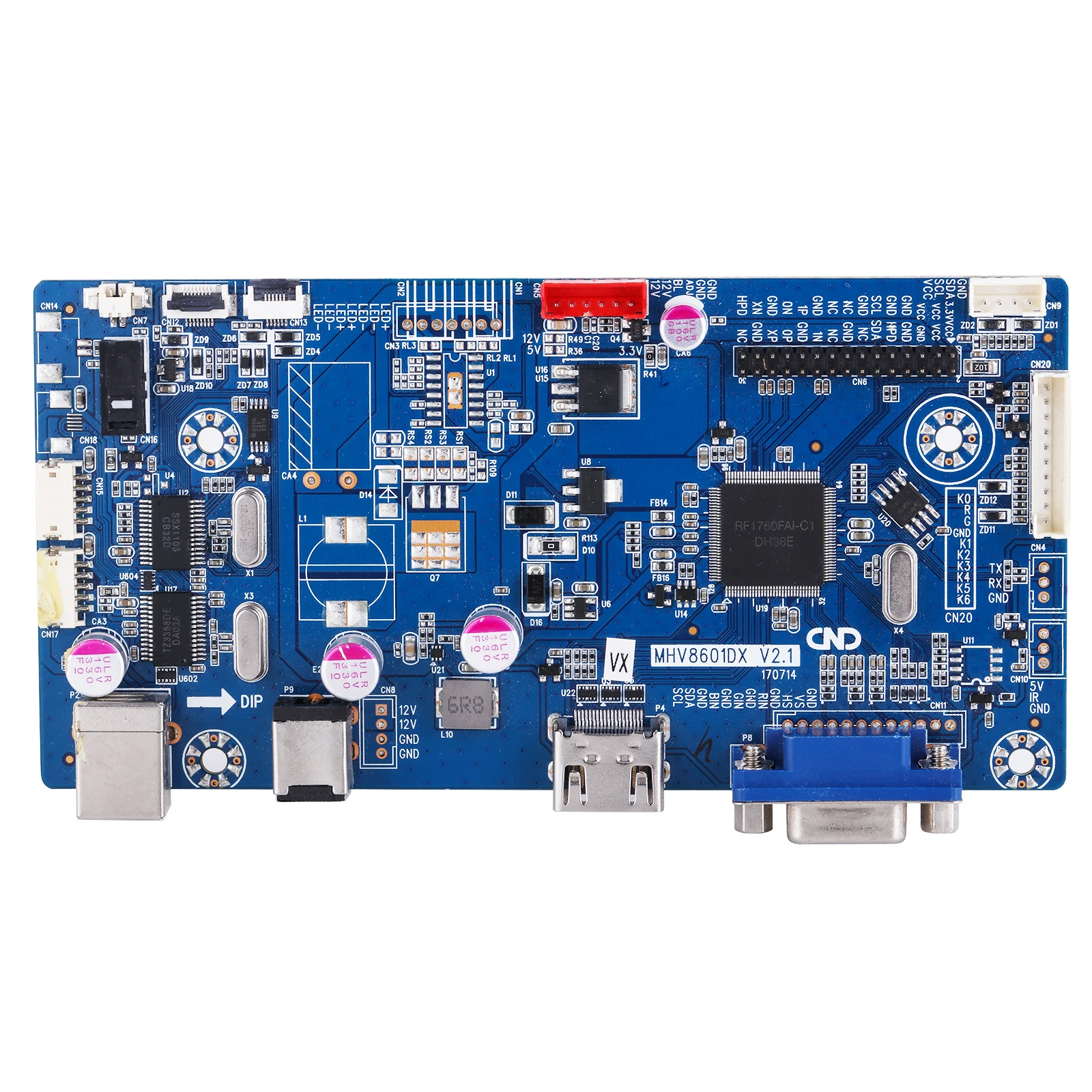 Плата HDM I VGA EDP AD для промышленного сенсорного ЖК-монитора панель модуля