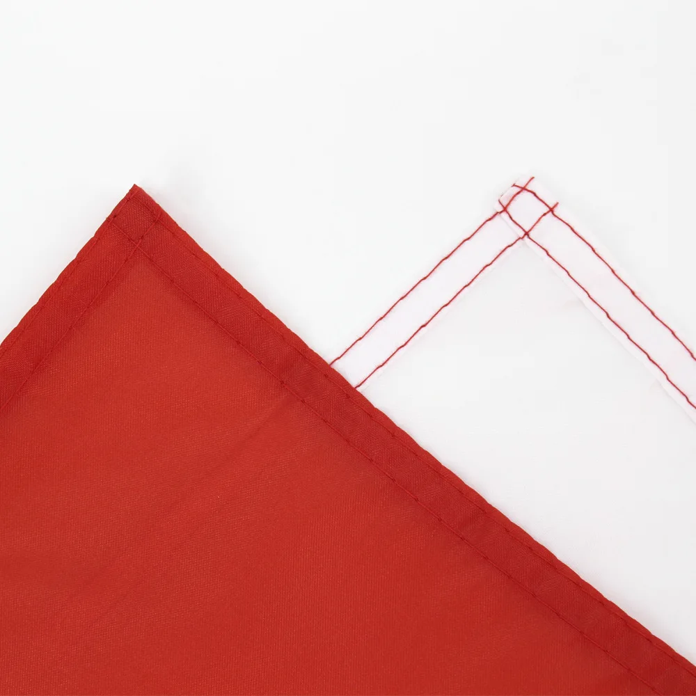 Good Quality Double Sided Polyester Red White Marking Pole Indonesia Flag
