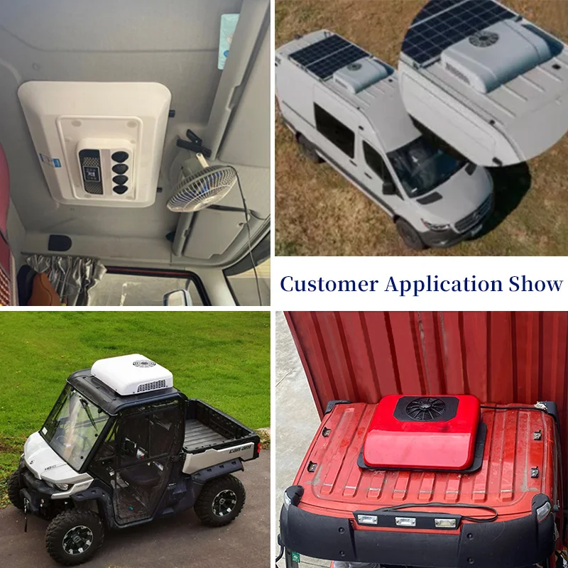 Easy installation 24v truck sleeper air conditioning electra air condition for crane tractor