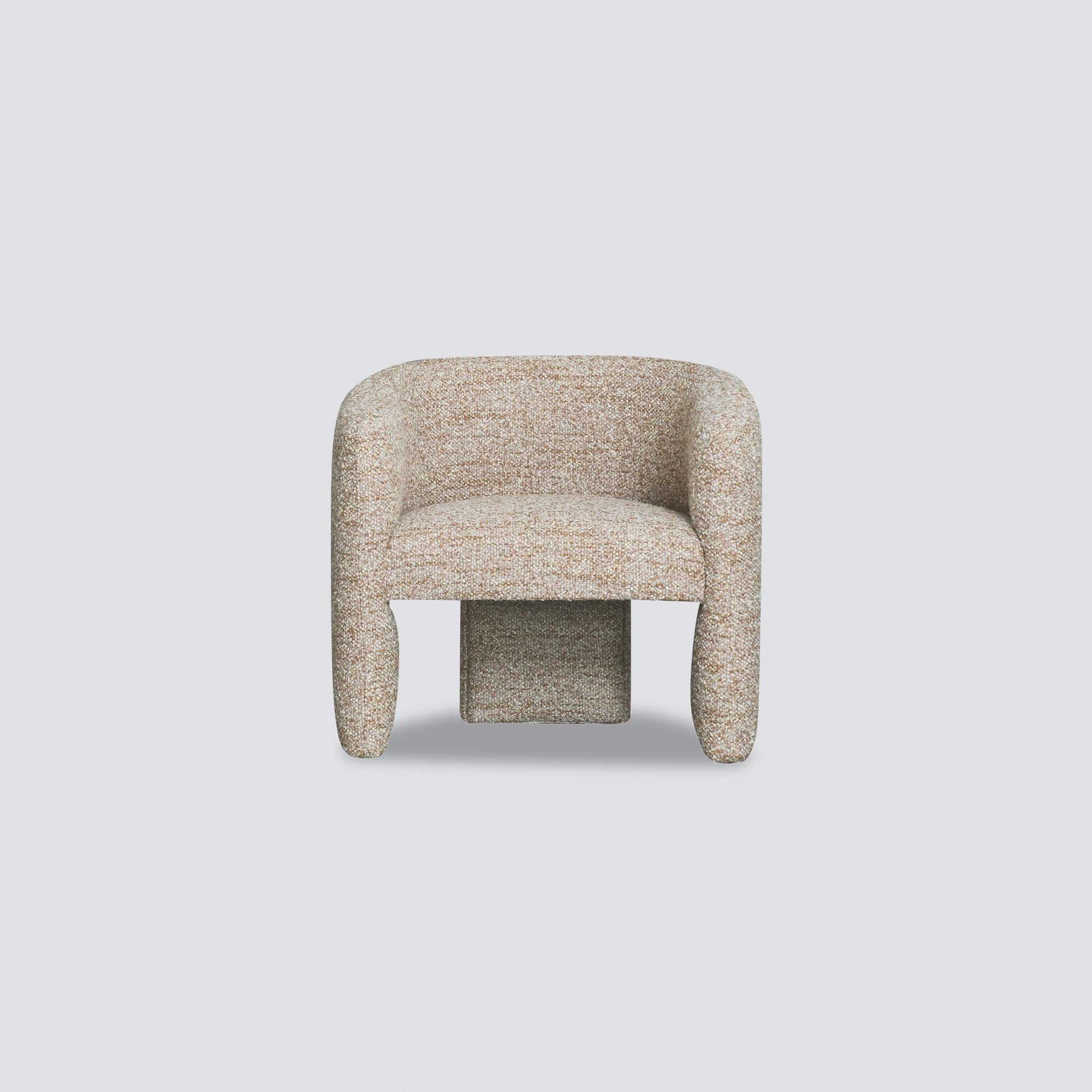 NS FURNITURE white Boucle fabric living-room leisure chair ball shape Teddy fabric sofa set modern design club chair Nordic