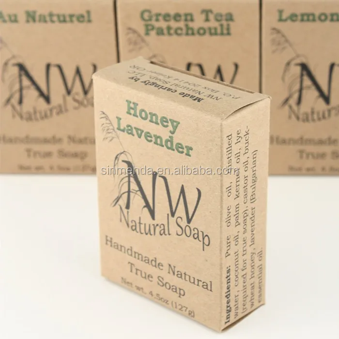 eco friendly recycled cardboard paper packaging rectangular matchbox style box for soaps