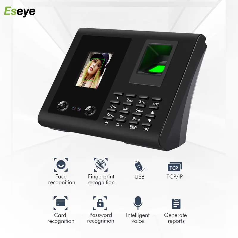 Eseye ID Card fingerprint biometric access control device time attendance recorder fingerprint reader