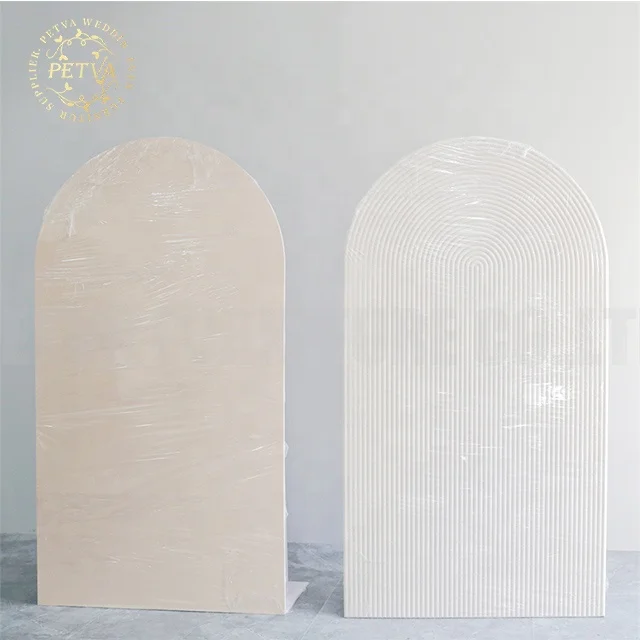 Oval pvc white and pink event studio photobooth backdrop for event used