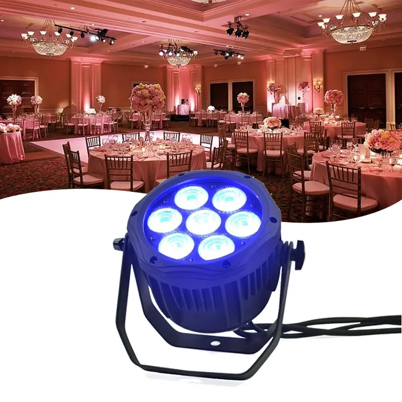 Igracelite Waterproof Mini Par Light Led 7*12w Rgbw Outdoor Ip65 Waterproof  Led Par Can Light