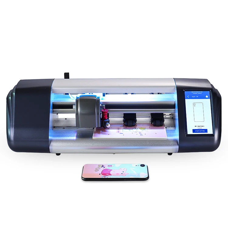 One-button operation smart protective film cutter plotter for any mobile models