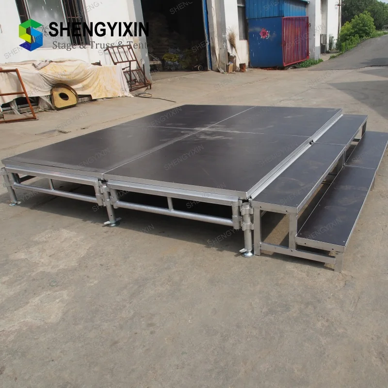 1.22*1.22 M Top quality cheap price concert party dance outdoor portable wedding backdrop stage