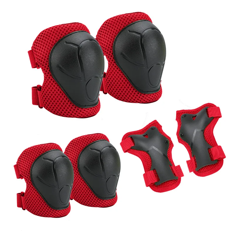 Sports Roller Skating Skateboard Protective Gear Helmet Set of 7 Pieces protective gears safety helmet set elbow knee pads
