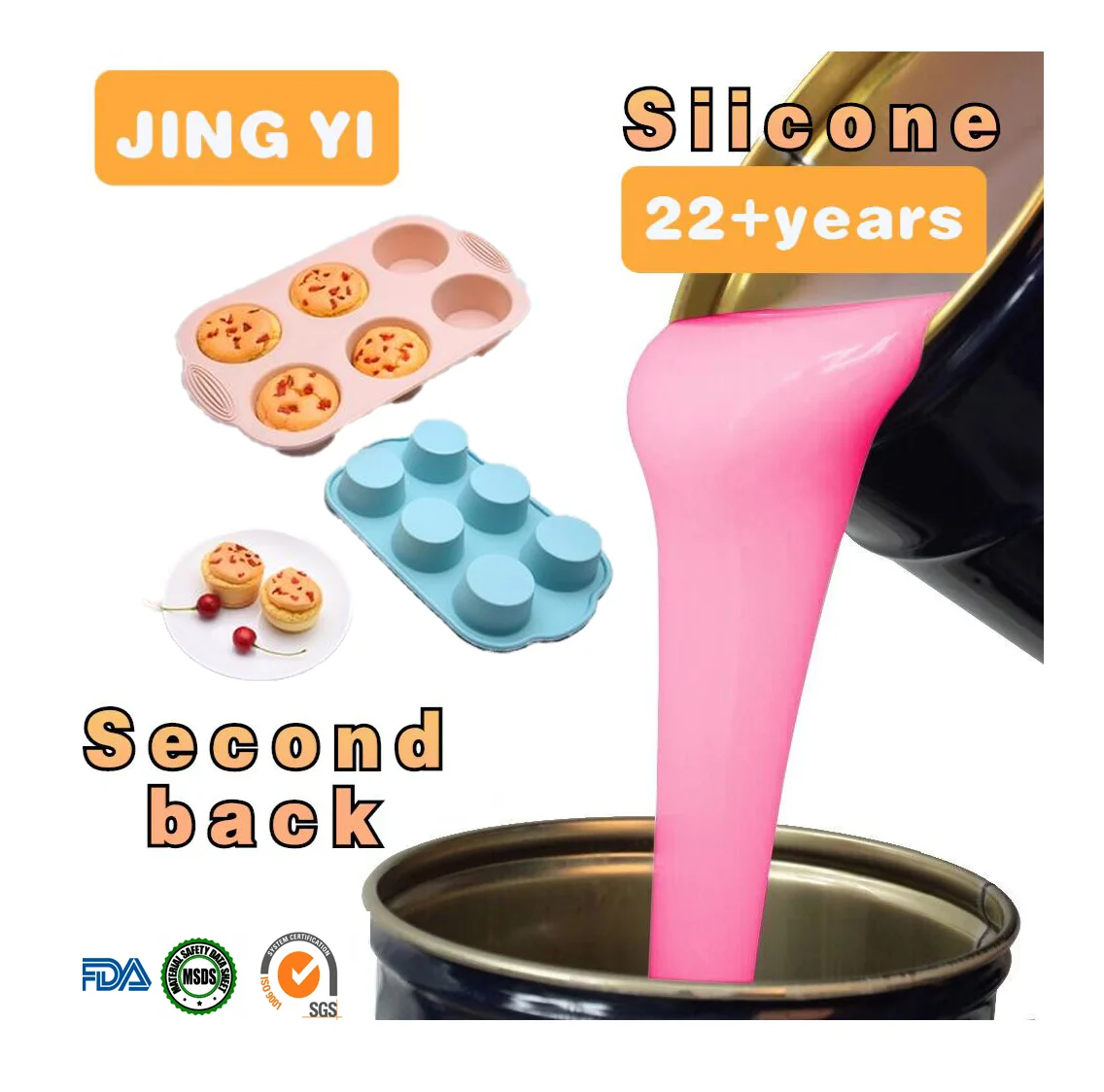 Factory Price High Quality Food Grade Rtv-2 Silicone Liquid Silicone Rubber For Resin Molds Making Food Molds Making