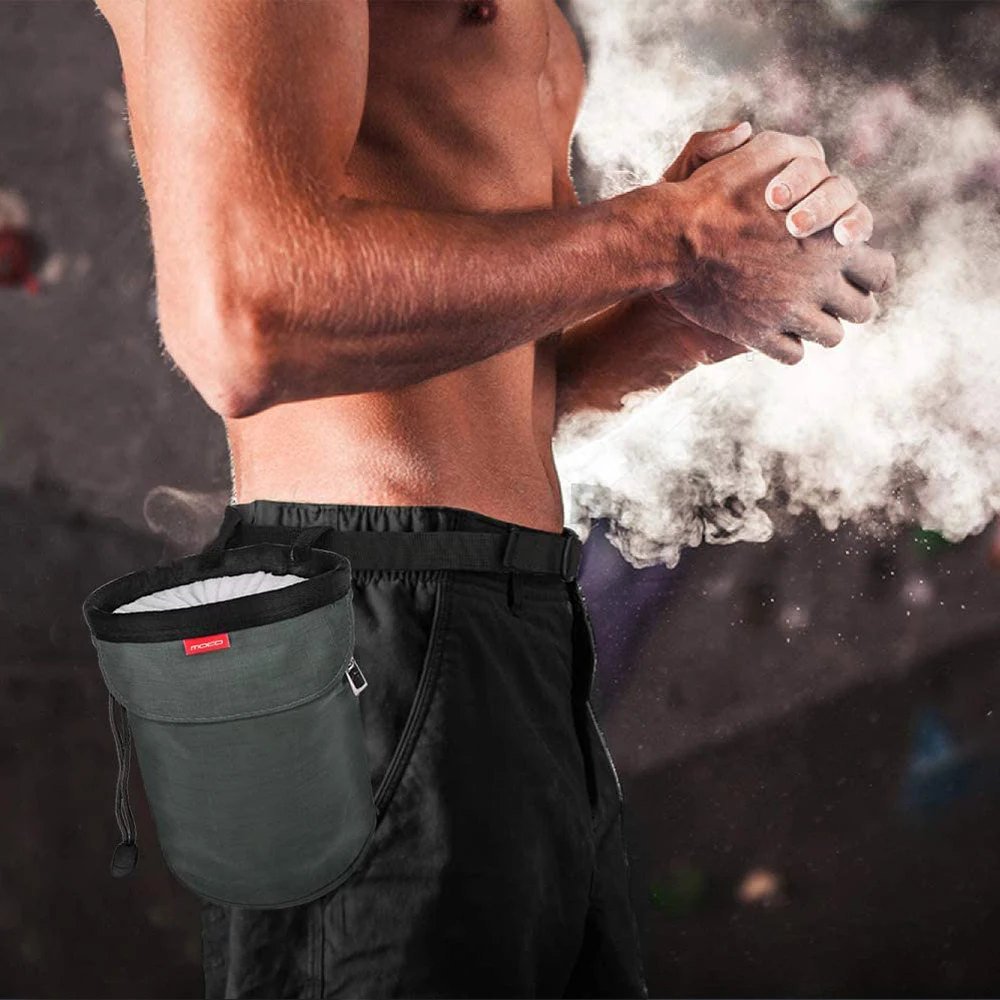 Высококачественная нейлоновая сумка с мелом на шнурке для скалолазания в тренажерном зале