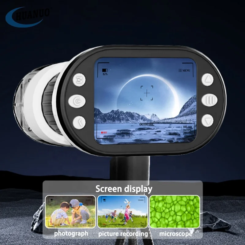 Early Educational Microscope Toy For Kids Microscope Kit Intelligent LED Video Camera Multifunctional Microscope & Camera Toy