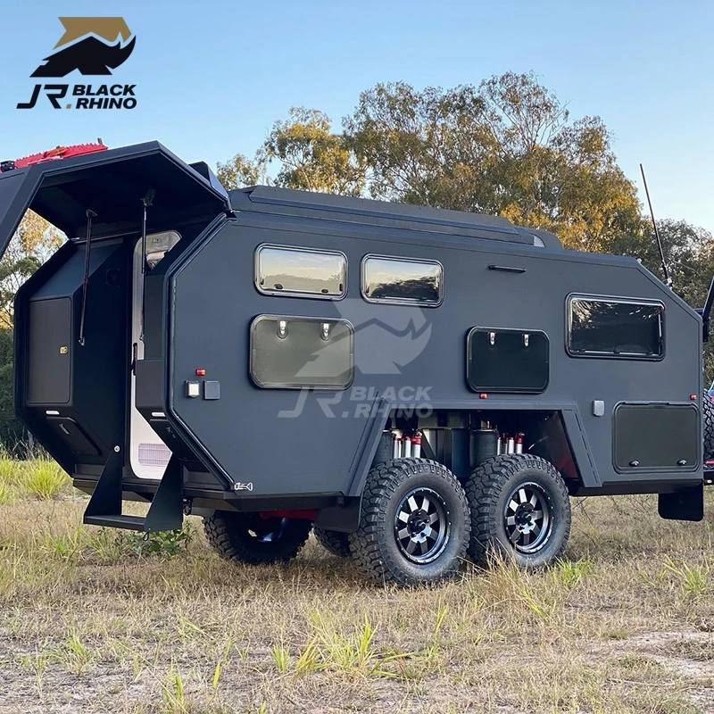 Australia & EUR standard 4x4 off road caravan rv trailer high quality caravan car towing camper for offroad vehicles