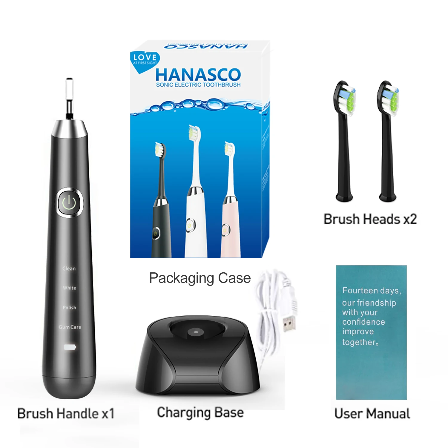 Sonic electric toothbrush with customized Logo rotary electric toothbrush motor electric toothbrush with smart pressure sensor