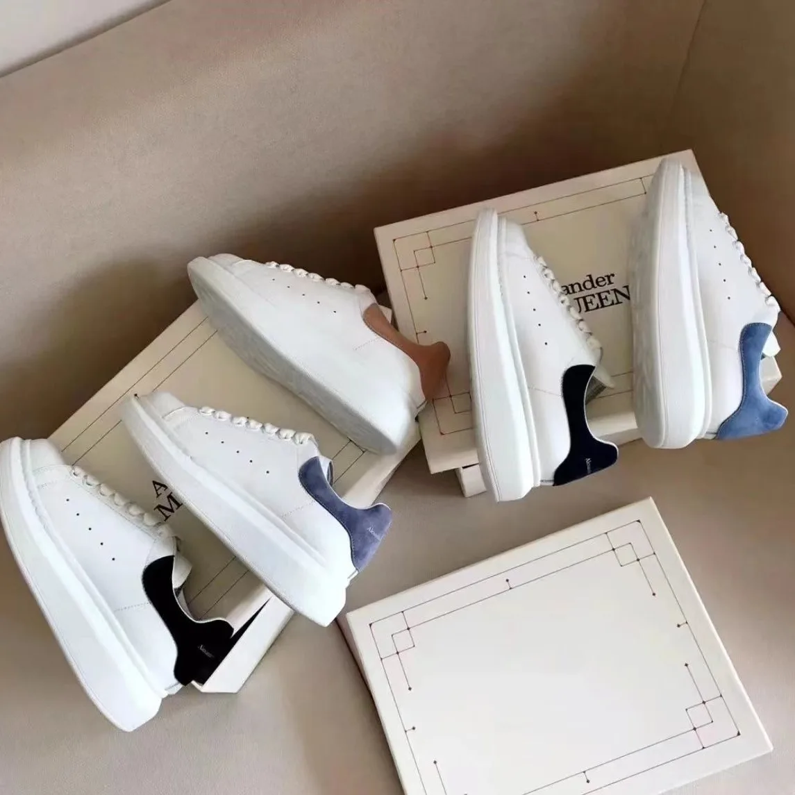 Dropshipping Designer Brand Shoes High Quality Alexandr Casual Shoes With Original Box Retro Chunky Designer Trainers