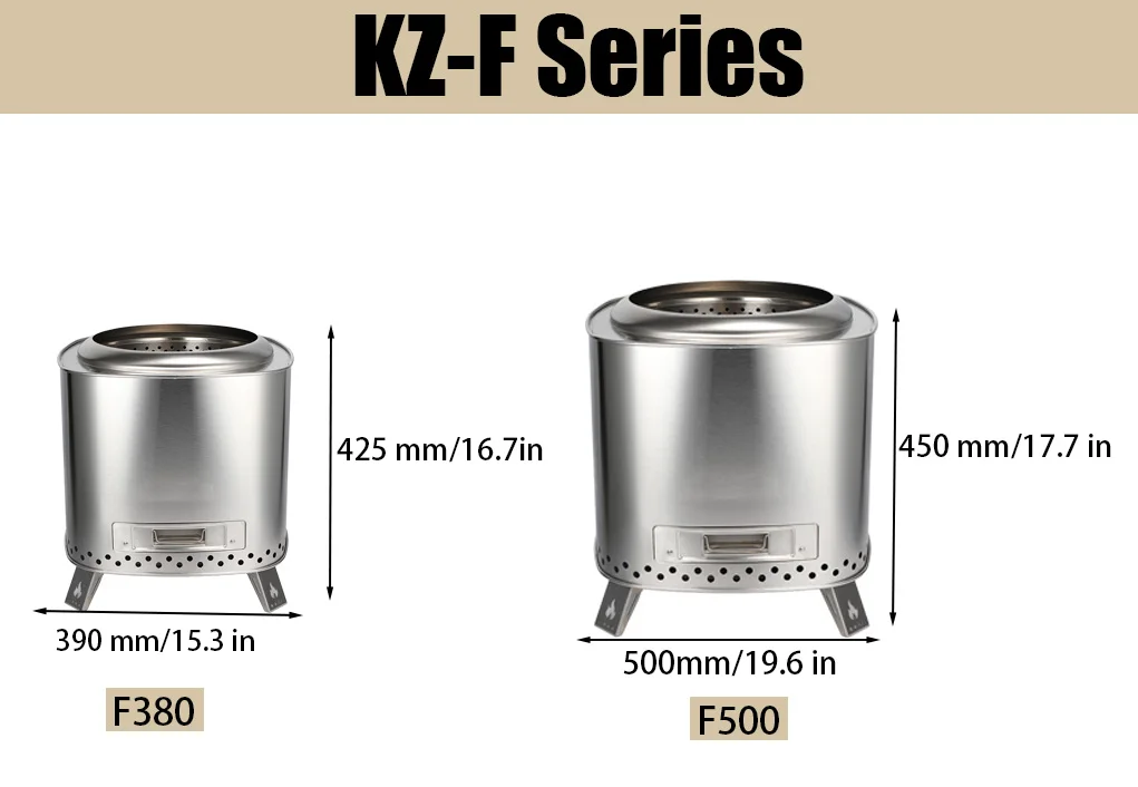 Factory Wholesale smokeless firepit bonfire stove Outdoor Heater Smokeless Fire Pit Portable Large Wood Burning Stove For Sale