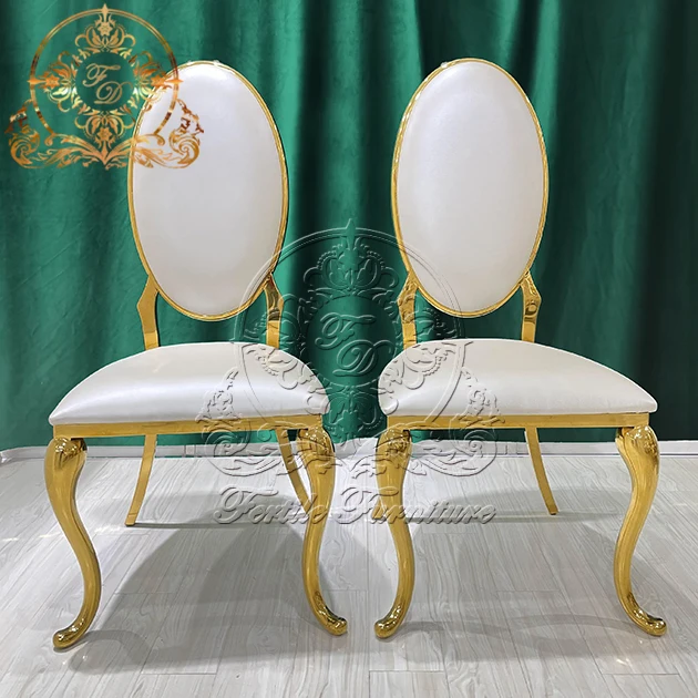 Conference Banquet Royal  Stainless Steel Hotel Wholesale Chair For Wedding Events