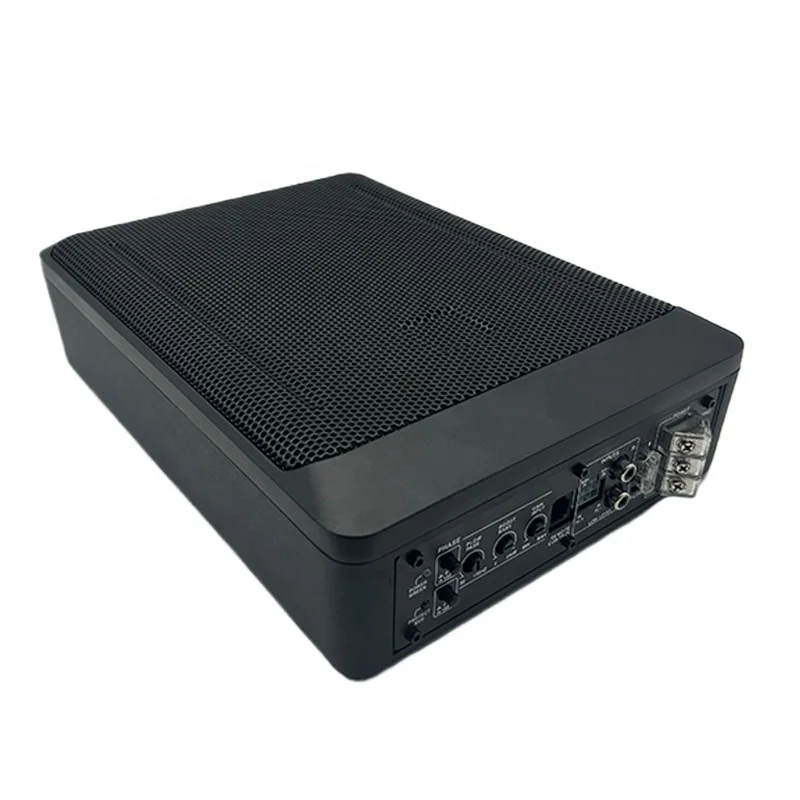 Aluminium Alloy Good Sound 6X9 Inch Active Under Seat Vehicle Subwoofer High Power 12V Thin Car Subwoofer