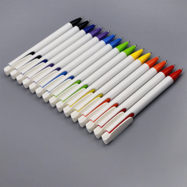 oem Customized high quality new plastic ball point pen with logo