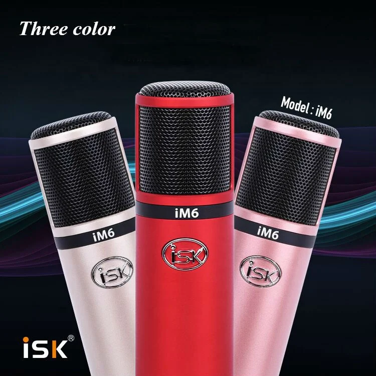 Чехол для мобильного телефона караоке конденсаторный микрофон IM6 интегрированная звуковая карта петь бар живой с прослушивания музыки наушников