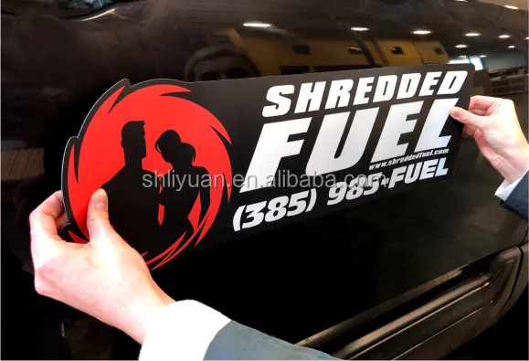 Customized Logo PVC Sticker Magnetic Decorative Irregular Shape UV Printed Refrigerator Magnet for Home Car Body