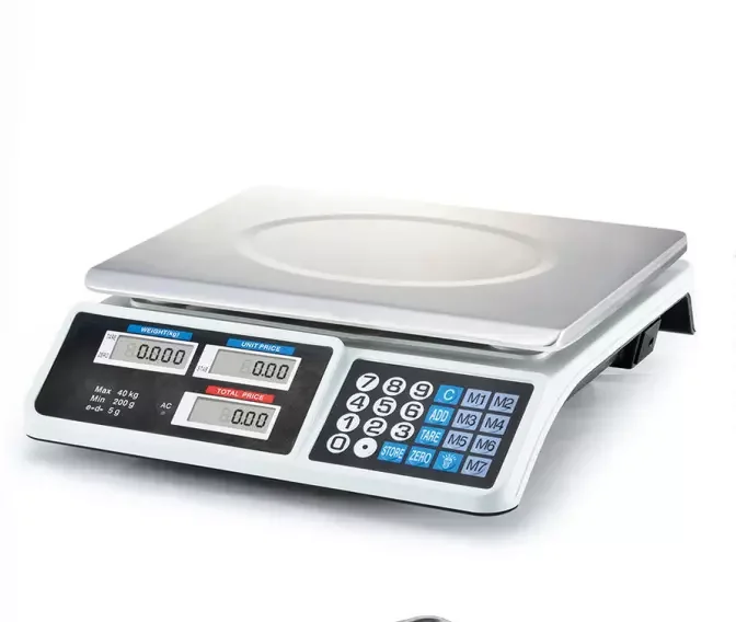 Digital Pricing Computing Scale 40kg 50kg Food  Digital Table Scale Calculate Weight and Price