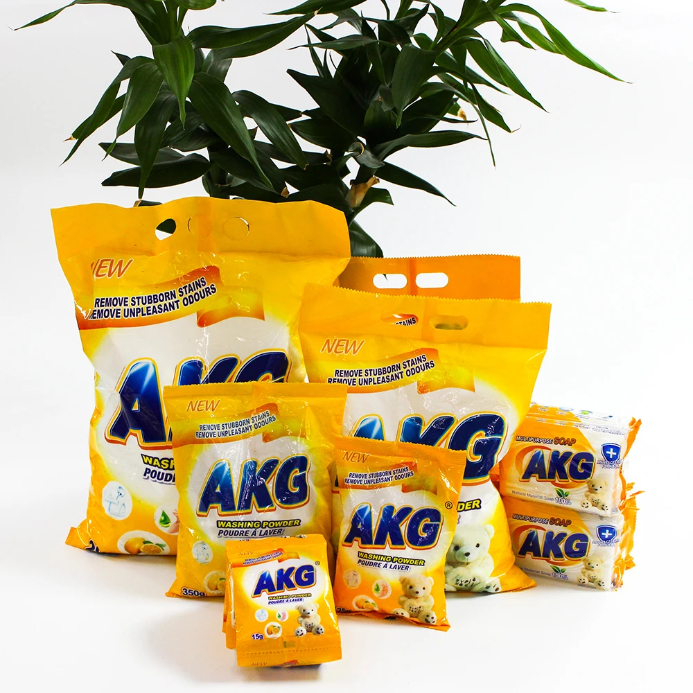 Small Packing 100G Washing Powder  Rich Foam Laundry Powder Detergent