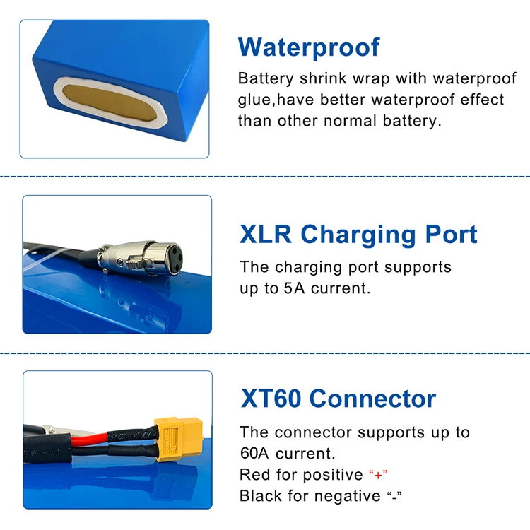 48v Li Ion Battery Pack 20ah Lithium Battery For Electric Scooter
