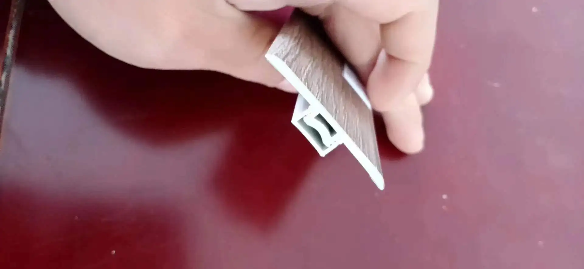 2400x45x6mm accessory spc vinyl flooring t-molding edging