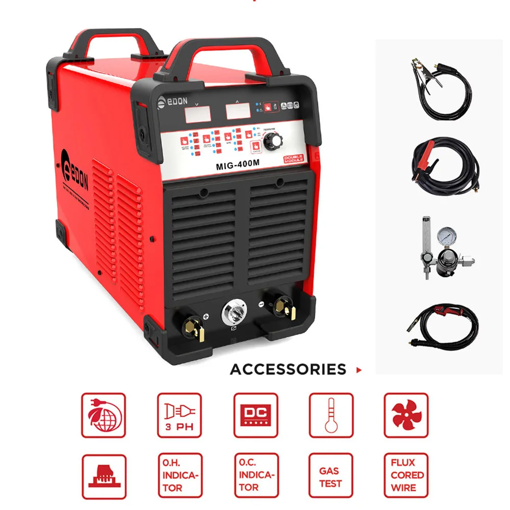 EDON MIG-500 Industrial 380V Inverter Mig Mma Welder Welding Machine GAS CO2 WELDER